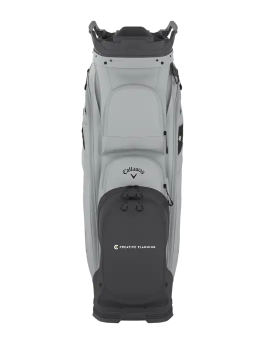 Callaway Org 14 Light Grey Golf Bag  w/Creative Planning Logo
