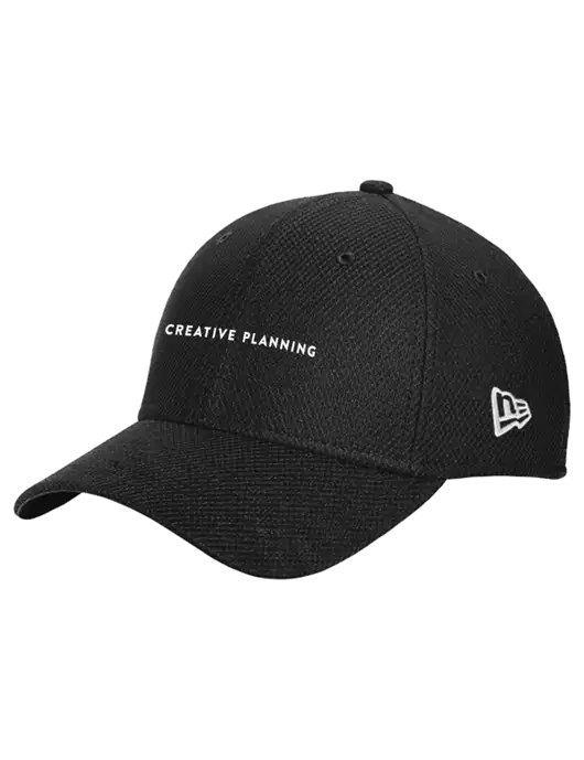 New Era Diamond Era Black Stretch Cap w/Creative Planning Logo