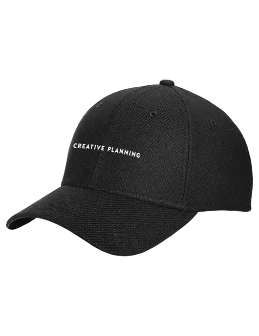 New Era Diamond Era Black Stretch Cap w/Creative Planning Logo