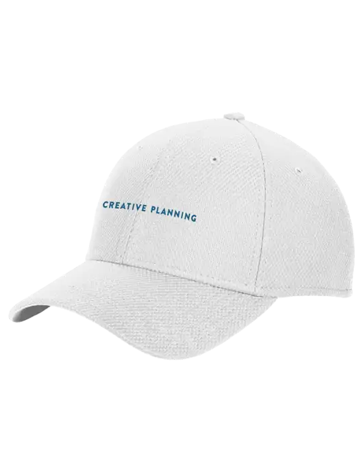 New Era Diamond Era White Stretch Cap w/Creative Planning Logo