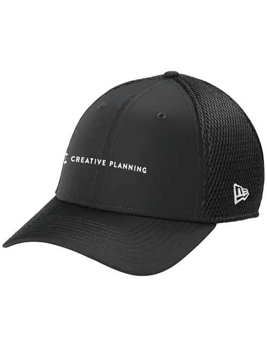 New Era 39THIRTY Performance Stretch Charcoal Grey Mesh Cap w/Creative Planning Logo