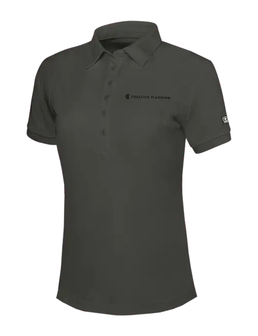 OGIO Womens Dark Grey Jewel Polo w/Creative Planning Logo