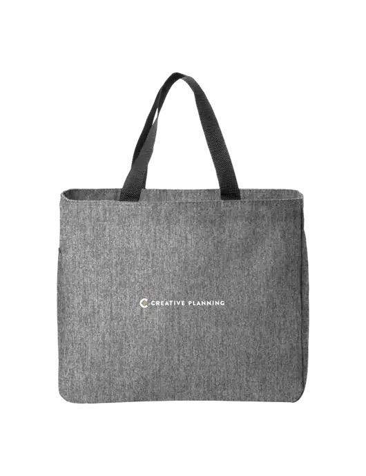 Essential Medium Grey Heather Tote w/Creative Planning Logo