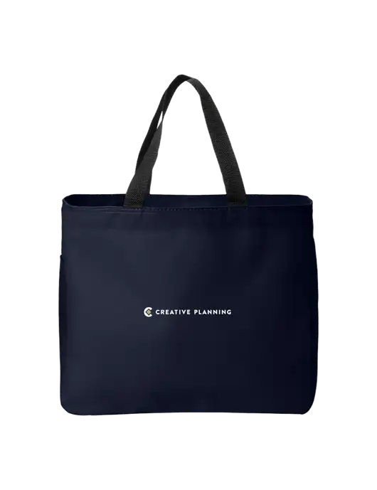Essential Dark Navy Tote w/Creative Planning Logo