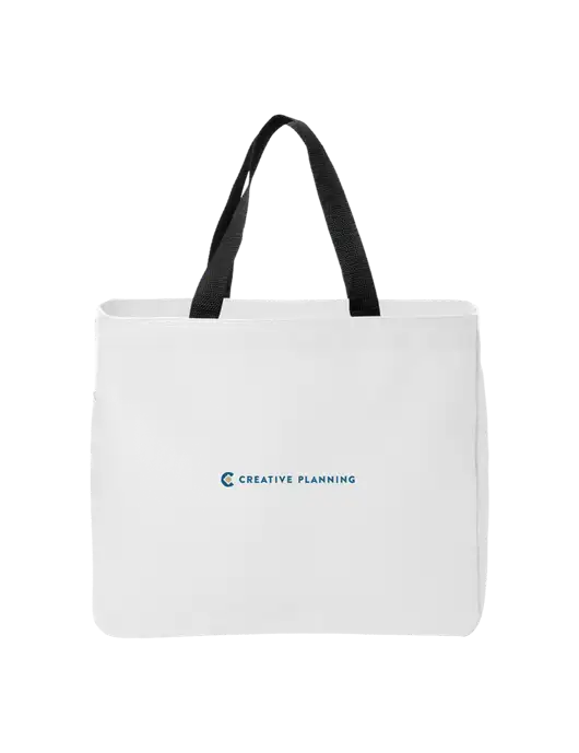 Essential White Tote w/Creative Planning Logo