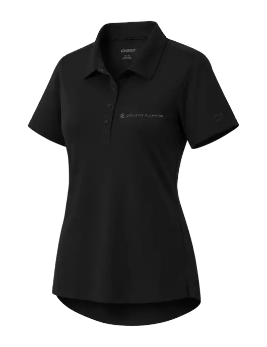 OGIO Womens Envision Black Polo w/Creative Planning Logo