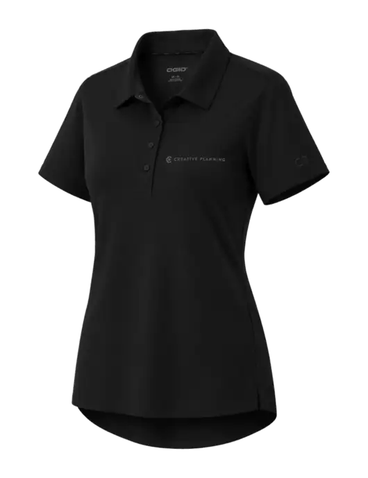 OGIO Womens Envision Black Polo w/Creative Planning Logo