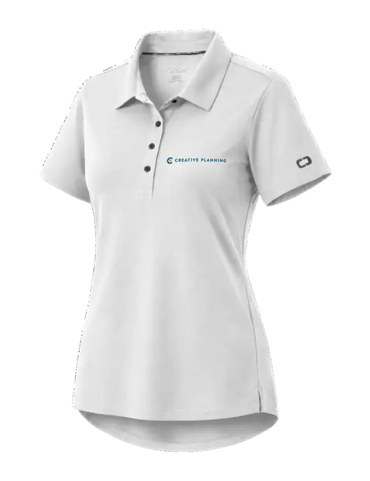 OGIO Womens Envision White Polo w/Creative Planning Logo