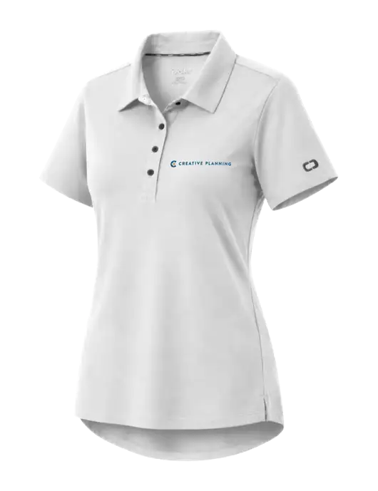 OGIO Womens Envision White Polo w/Creative Planning Logo