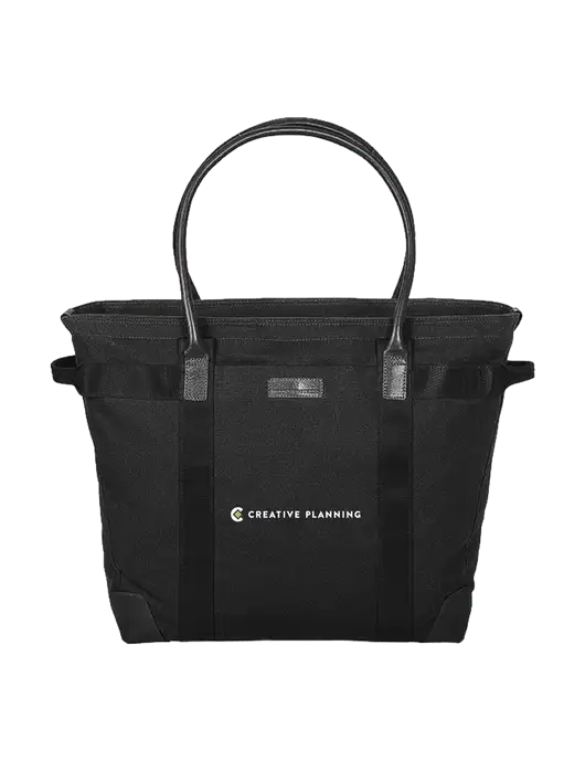 Brooks Brother Wells Black Laptop Tote w/Creative Planning Logo