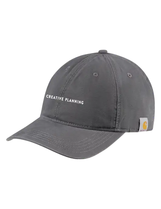 Carhartt Dark Grey Cotton Canvas Cap w/Creative Planning Logo